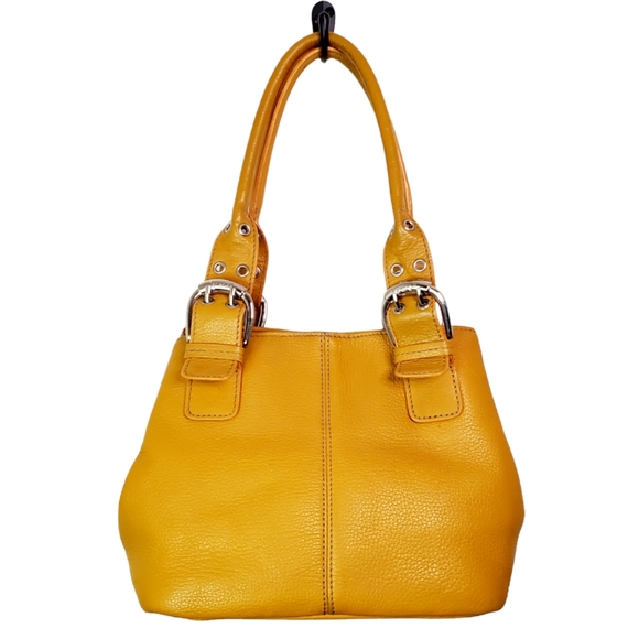 Tignanello Bags Tignanello Pebble Leather Double Handle Satchel